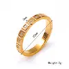 Anel Feminino Estilo Japonês e Coreano Ins Elegante Leve Luxo Bloco de Gelo Pequeno Meio Cheio Diamante Nicho High-end All-match Anel de Titânio Venda Direta