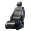 Cojín calefactor para asiento de coche de grafeno de invierno, hecho a medida en piel Nappa, engrosado, con soporte lumbar, cojín de asiento con arranque/parada automática