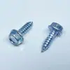 Tornillo autorroscante con cabeza de brida plana hexagonal de tres puntas M6 * 20