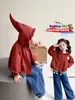 Abrigo para Niños 2026 Primavera y Otoño Nuevo Estilo Chaqueta con Capucha Casual para Niñas Cárdigan Moda Otoñal para Bebé Abrigo de Trinchera