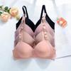 Ropa interior Jiazi 923 sin aro de acero, copa B fina, hebilla de 2 filas, talla grande 44, ropa interior suave y sencilla para madres de mediana edad.