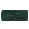 Diadema Deportiva Cruzada de Borde Ancho de Venta Caliente Transfronteriza, Lazo para el Cabello de Niña Lindo en Color Morandi, Diadema Simple para Lavarse la Cara