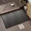 Tapete de Banheiro Antiderrapante de Luxo Gradiente, Tapete de Piso de Box de Banho de Secagem Rápida, Carpete para Entrada de Casa, Quarto, Porta de Entrada