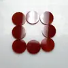 Accesorios de piedras sueltas 10 mm 15 mm 20 mm malaquita natural, cornalina, concha blanca, discos planos redondos de doble cara de ágata roja