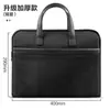 Maletín de Delí Bolso de Negocios Portátil Bolso de Lona Profesional para Hombres Bolso con Cremallera de Información para Hombres Bolso para Oficina y Conferencias