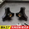 Fabricantes de Dongguan venta caliente m8m10 núcleo de cobre triángulo agujero pasante PP plástico perilla plástico mango mango giro mano
