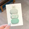 Presilha de Cabelo de Alto Padrão Coreana para Mulheres Presilha de Lã Estilo Retrô Outono Inverno Presilha para Franja Presilha Fofa de Coração Acessórios de Cabelo Adorno de Cabeça