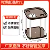 Mesa de té para máquina de Mahjong soporte para taza de té sala de ajedrez soporte especial para taza de agua mesa estante multifunción para el hogar para taza de té