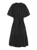 Para Comercio Transfronterizo 2025 Nuevo Conjunto de Dos Piezas para Mujer de Comercio Exterior Estilo Europeo y Americano de Gama Alta Vestido Elegante con Volantes y Mangas Abullonadas