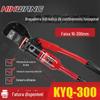 Alicate de crimpagem de grampo hidráulico geral Kyq-300 Alicate de crimpagem hidráulica rápida Ferramenta de crimpagem de cabo com porta tipo C