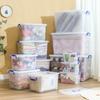 Caja de almacenamiento transparente de plástico al por mayor caja de acabado para artículos diversos del hogar caja de almacenamiento de juguetes caja de almacenamiento para ropa para coche procesamiento