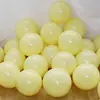 Serie Amarillo-Naranja-Blanco 10 pulgadas 5 pulgadas 12 pulgadas 18 pulgadas Globos Engrosados Serie de Colores Cálidos Mate Redondos Látex Tienda de Cumpleaños