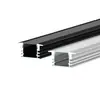 Perfil de Aluminio para Luz Lineal LED Luz Lineal Empotrada Canal de Luz de Aleación de Aluminio Tira de Luz Dura Canal de Aluminio Fuente de Luz Lateral