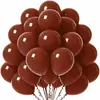 Balões de Aniversário Amazon 10 polegadas Conjunto de Balões de Cor Sólida Balões para Decoração de Feriado Balões Metálicos Foscos Maca