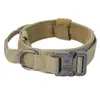 Collar Táctico Popular Transfronterizo para Perros, Collar Engrosado Anti-Mordeduras de Tela Oxford para Perros Medianos y Grandes, Arnés y Correa para Perros