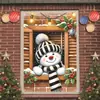Bestseller transfronterizo Cortinas navideñas para ventanas, cinta para ventanas, tela de fondo, tela colgante, tela de fondo para decoración de fiestas, accesorios de fotografía