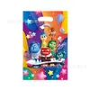 Saco de Presente Transparente de Fronteira Saco de Doces Filme Perolado Sacola de Lembrancinha Festa de Aniversário Infantil Decoração Suprimentos