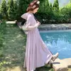 Ropa de Protección Solar para Mujer en Verano, Ligera y Transpirable, Ropa de Protección Solar para la Costa, Falda de Protección Solar Adelgazante con Cintura Ajustable Extra Larga