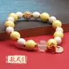 Pulsera Personalizada de Corazón Esmaltado Gris Fragante Sutra del Corazón Pulsera Original con Hebilla de Paz Joyería China al por Mayor Porcelana Gris Antigua de Beijing