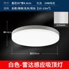 Lámparas y linternas para el hogar luces de escalera pasillo sala de estar control de sonido y luz radar inducción del cuerpo humano led inteligente lámpara de techo a prueba de tres