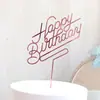 Copyright transfronteiriço Inglês acrílico bolo cartão bolo plug-in Feliz Aniversário Aniversário Decoração do bolo de aniversário
