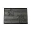 Tapetes de Piso de Goma TPE con Borde Transfronterizo para Uso Doméstico y Comercial, Felpudos, Tapetes para Pies, Alfombras Resistentes al Desgaste, Felpudos Rayados en Relieve