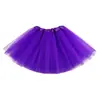 Saia Tutu Lisa de Três Camadas Amazon Kids 6 Peças Saia Tutu de Tule Saia para Meninas Saia de Balé