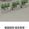 Jardinera de Hierro Forjado para Exterior Valla Departamento de Ventas al Aire Libre Cuadrada Acero Inoxidable Rectangular Macetero Estanque de Flores Parterre Caja de Plantación