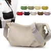Bolso de Hombro Cruzado de Tela Oxford Bolso Dumpling Moda Casual para Mujer Bolsa de Viaje de Nailon Repelente al Agua Lona Bolsa de Madre