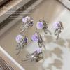 Celebridad en línea joyería para uñas mariposa Camelia ángulo recto pila Diamante Maillard Perla aleación accesorios para uñas Flor Diamante Bola
