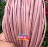 Rattan Cor PrataCompre 4 Leve 1 GrátisLanxin Plástico PE Imitação Videira Bolsa Artesanal Material de Tecelagem 5mm Plano