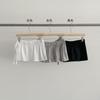 Minissaia de Cintura Alta Tencel Evertrue para Mulheres 2025 Outono Novo Estilo Coreano Cor Sólida Saia Externa 63858