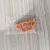 Ejercitador de dedos de silicona, dispositivo de entrenamiento de dedos, banda elástica de resistencia para cinco dedos, anillo de resistencia para ejercicio y rehabilitación, dispositivo de entrenamiento de dedos