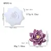 Molde de silicona de loto, nuevo molde de flor estilo chino para gelatina, pudín, mousse, regalo de repostería de grado alimenticio, accesorio para hornear