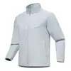 Coleção de primavera e outono, cor sólida, gola alta, vestuário de trabalho softshell, personalizável com logotipo, adequado para escritórios corporativos e concessionárias 4S
