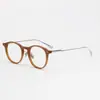 Armazones de Gafas de Titanio Puro para Hombres y Mujeres, Gafas con Armazón de Titanio que Se Pueden Equipar con Lentes Graduados para Miopía 8131