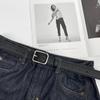 Cinto de fivela de pino vintage masculino moderno estilo coreano simples jeans cinto jovem masculino e feminino all-match cinto