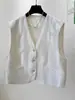 Chaleco de Traje de Gama Alta para Mujer, Nuevo Estilo Verano 2025, Ropa Exterior e Interior Elegante, Chaleco Superior de Commuter Único y Elegante