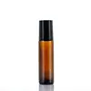 Suministro Listo de Botella de Vidrio Marrón con Rodillo 10ml Botella Transparente Marrón con Rodillo de Vidrio Botella para Cosméticos Perfume