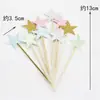 Estrela de cinco pontas amor panificação decoração de bolo de aniversário mesa de sobremesas Festa cena infantil decoração de bandeira