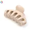Qiyue Grampo de Cabelo Abóbora Colorida ABS Presilha de Garra Grande Clip Tubarão de Alta Qualidade Exquisito Acessórios de Cabelo para Mulheres Venda por Atacado
