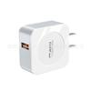 Cargador de teléfono móvil USB CD 1 carga rápida QC3.0 adaptador de corriente de 5v2a carga de pared carga de viaje regulaciones europeas y americanas