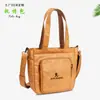 Bolsa Tote de Papel Dupont Retro Transversal Grande Capacidade Bolso Multi-Aba Calça Bolsa de Ombro Bolsa para o Dia a Dia Processamento e Personalização