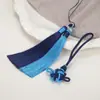 Borla auspiciosa de dos colores borla china borla colgante hecho a mano DIY