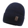 Gorro de invierno para hombre, gorro de punto con forro polar, gorro de lana gruesa y cálida, gorro de algodón, gorro de invierno para montar a caballo, gorro resistente al viento y al frío.