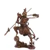 Atacado de Artigos de Cobre Yang Tongji: Estatueta de Cobre do Terceiro Príncipe Nezha com Rodas de Vento e Fogo. Terceiro Príncipe Nezha