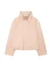 Pedido de Comércio Exterior! Atacado Transfronteiriço de Jaquetas Bomber Casuais de Manga Longa com Gola Alta para Moda Feminina Europeia e Americana