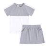 Traje Infantil Estilo Verano Mediano y Grande para Niños y Niñas 2026 Nuevo Traje Deportivo Infantil de Dos Piezas en Color Contrastante
