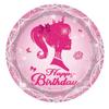 Nuevo tema de fiesta de princesa Barbie rosa vajilla Barbie Muñeca Barbie traje de decoración para fiesta de cumpleaños