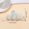 Accesorios al por mayor: Pinzas para el Cabello Súper Dulces y de Alta Gama con Forma de Ola, Elegantes Pinzas de Tiburón para Peinados Recogidos en la Parte Trasera de la Cabeza, Pasadores, Accesorios para el Cabello para Mujer